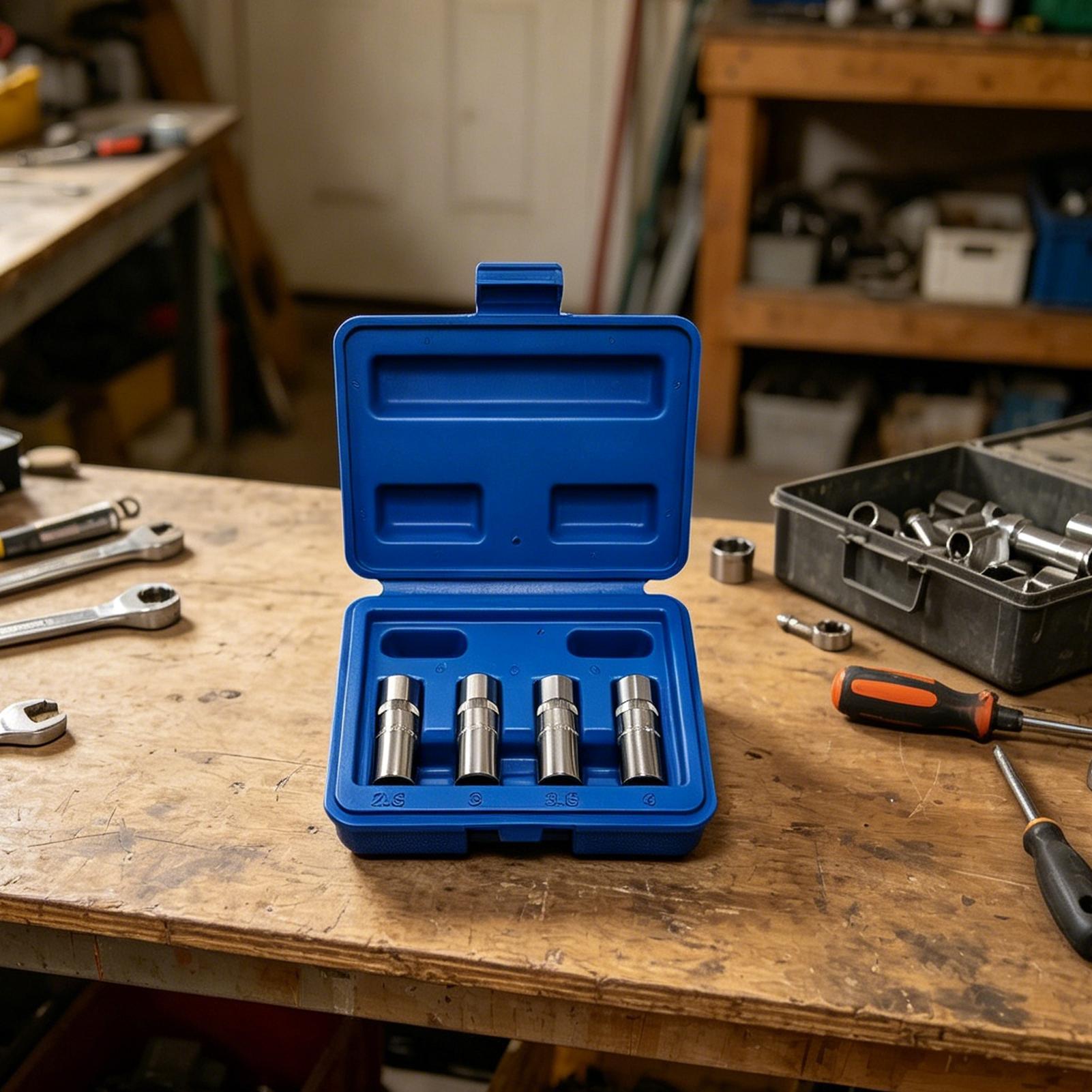 Cıvata Çıkarma Seti 4 Parça 1/ - Socket Set incelemesi ve fiyatı